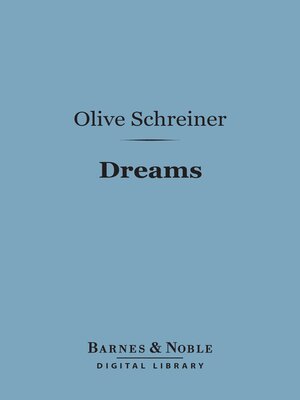 cover image of Dreams (Barnes & Noble Digital Library)